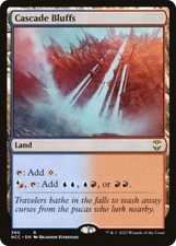 MTG Cascade Bluffs  - Streets of New Capenna Commander #390