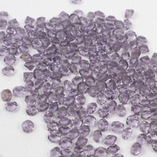 Vtg Violet Crystal Rhinestone Czech Germany Pointed Back Unfoiled SS14 3mm 24pc