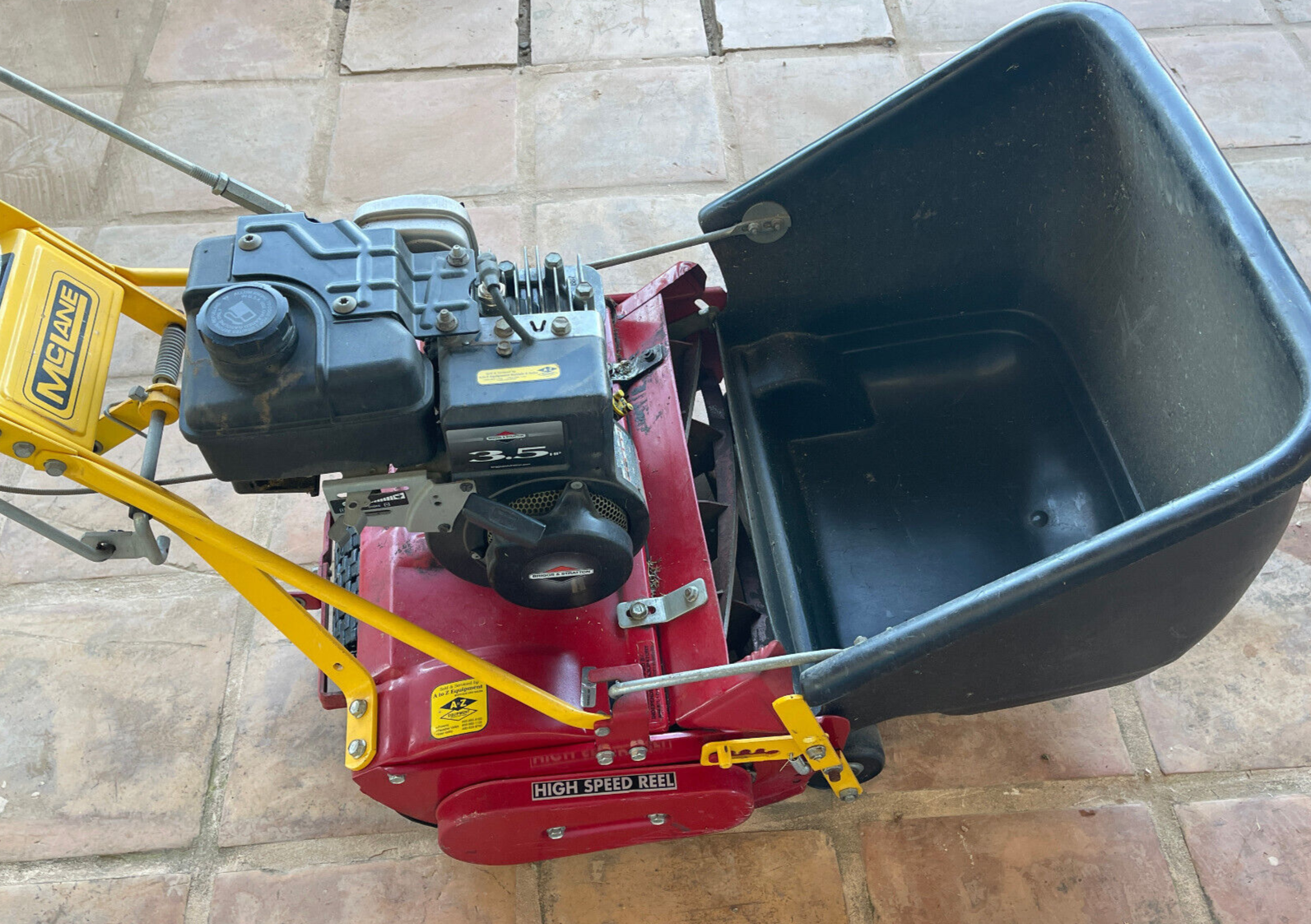 mclane reel mower grass catcher