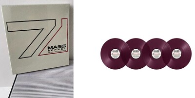 Mass Effect Trilogy Vinyl Collection Record Soundtrack 4 LP Transparent Purple