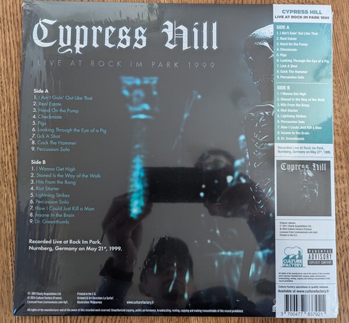 LP Live at Rock im Park 1999 - Cypress Hill (#3700477837921) - Picture 3 of 5