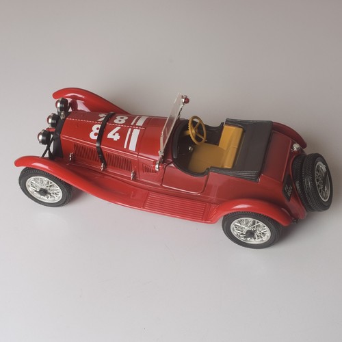 Polistil, TG7, Alfa Romeo 1750 6c, Mille Miglia 1:16 Scale Red, 1978 + Tatty Box - Picture 18 of 24
