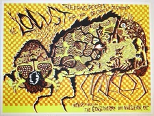 2007 The Locust - Oklahoma City Silkscreen Concert Poster s/n by Nate Duval