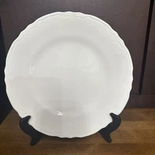 Homer Laughlin Luncheon Plate Republic Restaurant Ware 9.25" Ivory Vintage