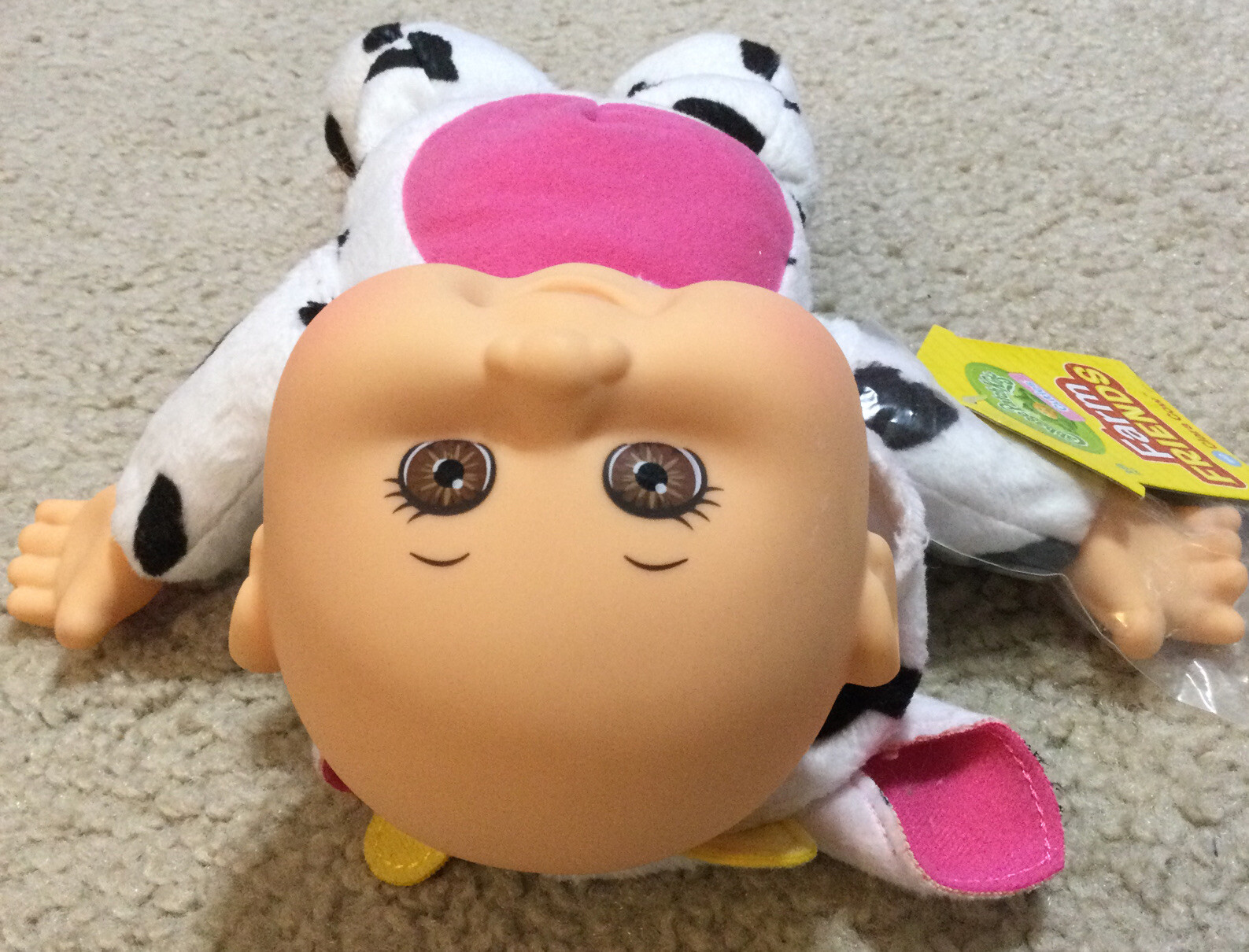 Cabbage Patch Kids Clara Cow Cutie Baby Doll, 9" New With Tags