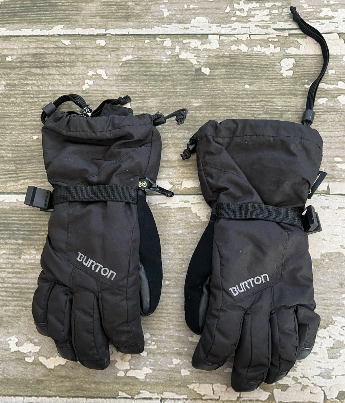 BURTON Black Youth GORE Gloves Snow Ski Snowboard Winter Kids boy girl Small S