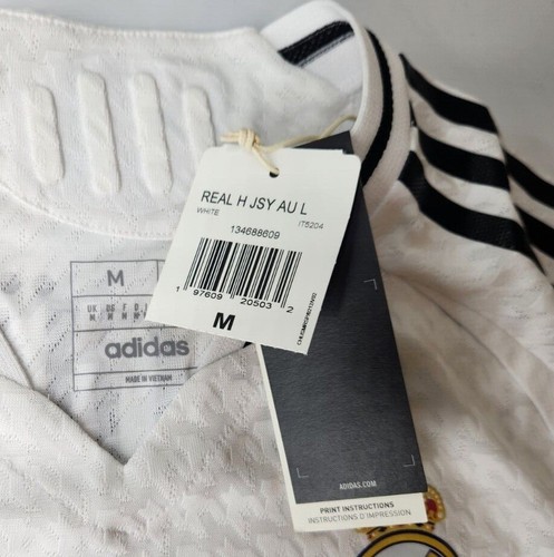 Real Madrid Heat.rdy adidas LS Jersey White 2024/2025 NEW M-3XL Bellingham #5 - 第 8/11 張圖片