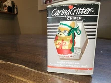 New Open Box Caring Critter Chimer Christmas Ornaments with Bells Ma Bear