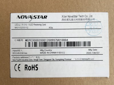 1pcs NOVASTAR   A5S  LED Receiving Card