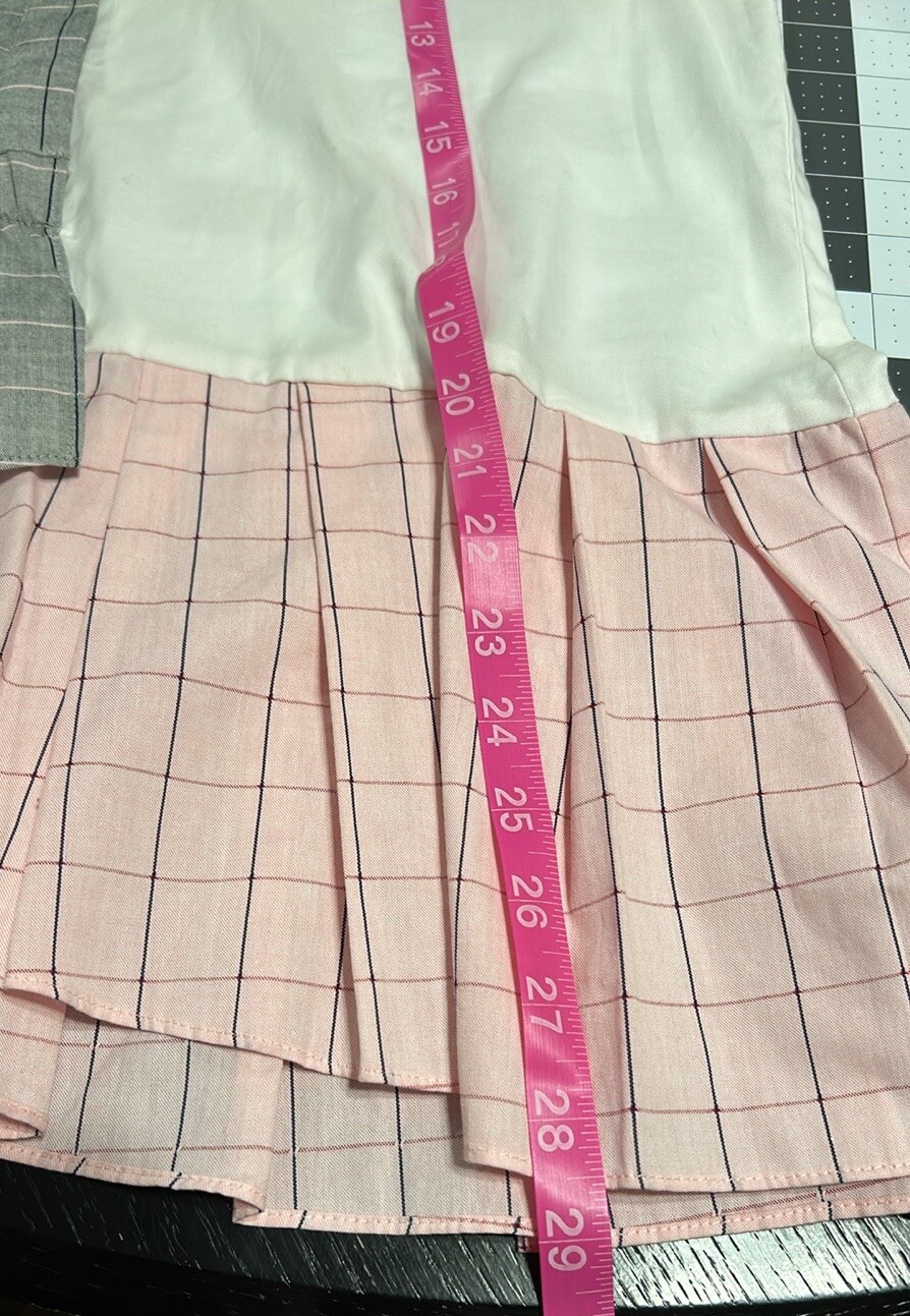 Scripted Asymmetrical 3/4 Button Down Pull Over C… - image 12