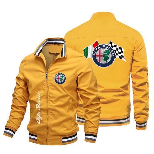 Giacca sportiva leggera primaverile con logo Alfa Romeo - Foto 35 di 47