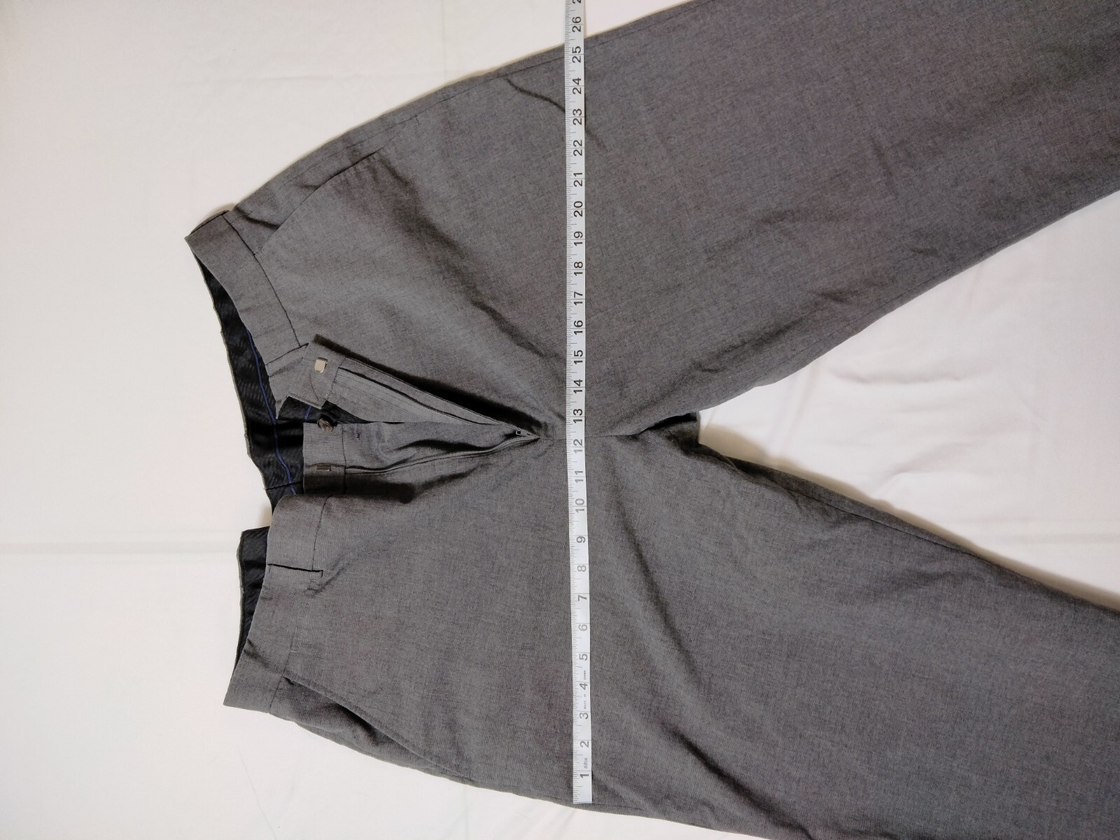 Stafford Essentials Men's Pleated Cuffed Taupe Classic Fit Dress Pants