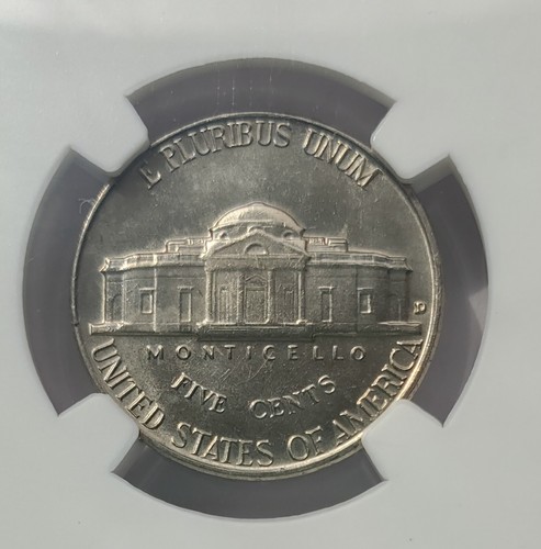 1961 D Jefferson Nickel NGC & MAC MS66 ***Rev Tye's Coin Stache*** #4024321 - Bild 3 von 4