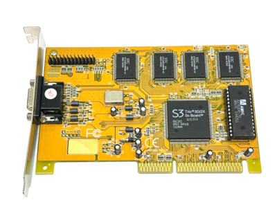 S3 Trio 3d/2x 4MB VGA - AGP PC Graphics Card