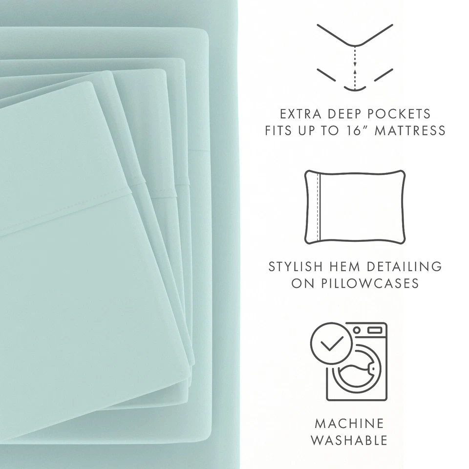 Luxury Comfort 6PC Sheet Set by Kaycie Gray Hotel Collection - Image 4 of 4