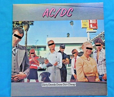 AC/DC LP RECORD ''DIRTY DEEDS DONE DIRT CHEAP'' CAT # SD16033 NM/EX ROCK N ROLL