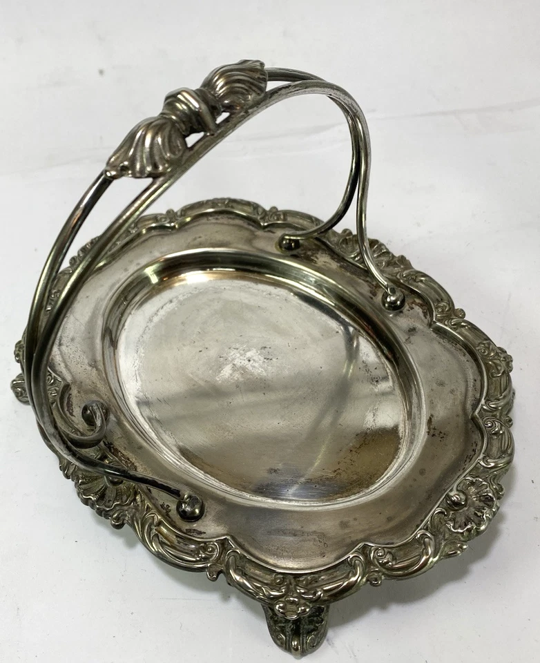 Bandeja de placas Walker & Hall Sheffield, Inglaterra garantizada dura y plateada soldada Foto 2 de 4