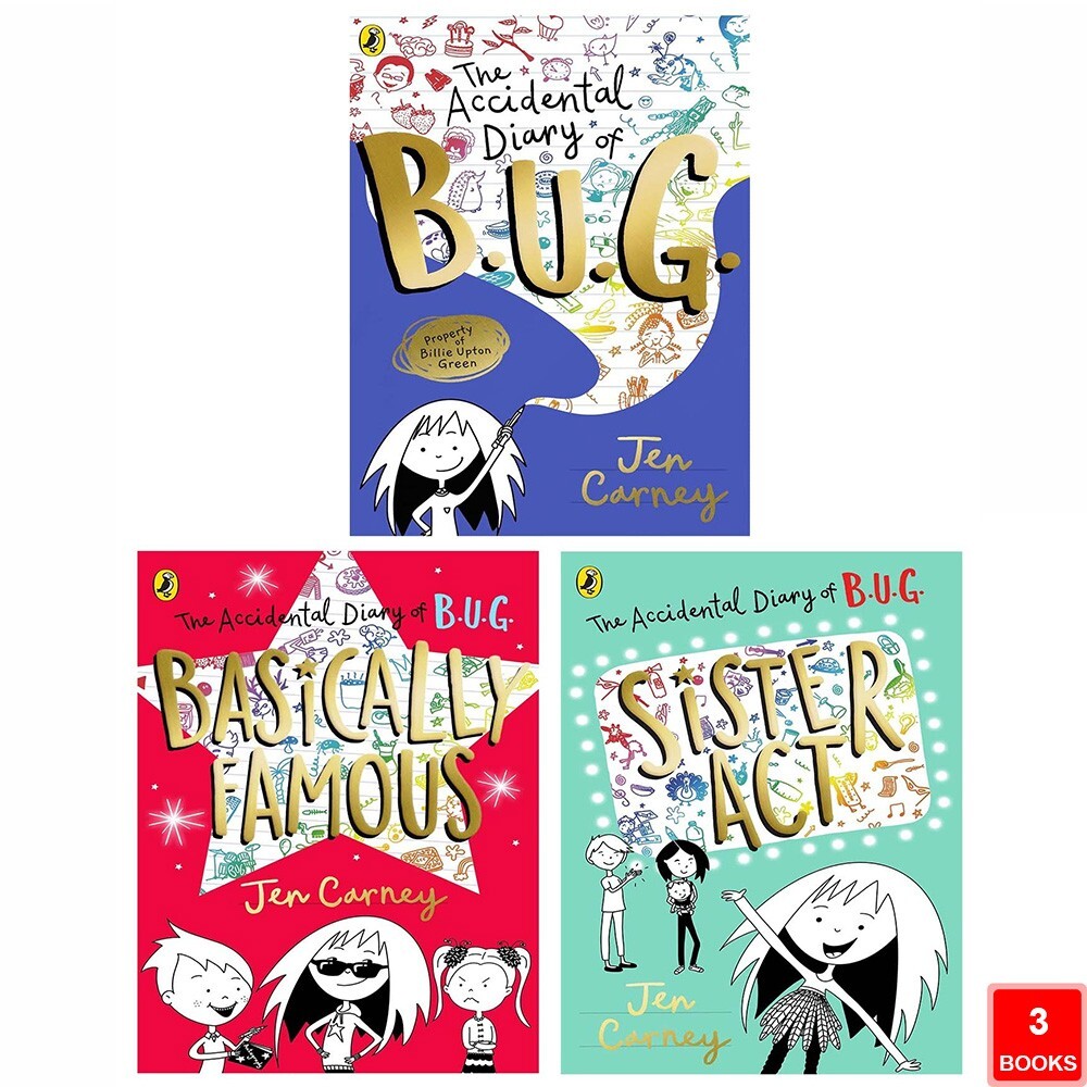 The Accidental Diary of B.U.G. Series 3 Books Collection Set By Jen Carney NEW - Image 7