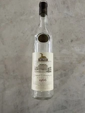 Hine Grande Champagne Cognac 1966 Empty Bottle