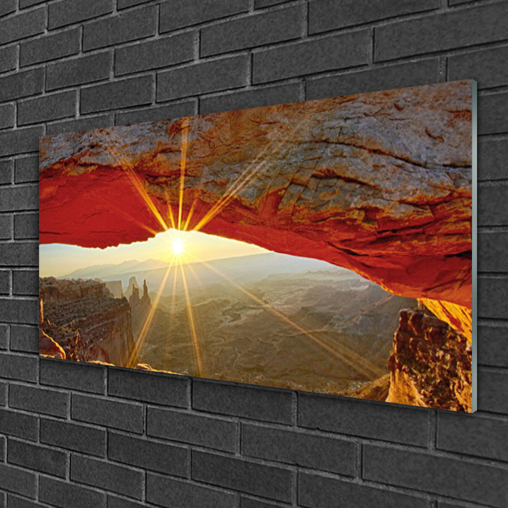 Tableau sur verre Grand Canyon 100x50 cm impression paysage panoramique nature