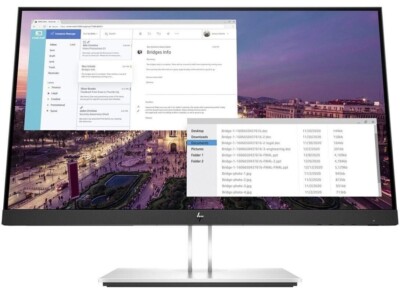HP E23 G4 FHD 1920x1080 Monitor IPS DisplayPort HDMI VGA USB-HUB (Guter Zustand)
