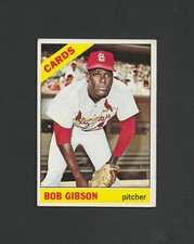 1966 Topps BOB GIBSON #320 ~~ St Louis Cardinals HOF