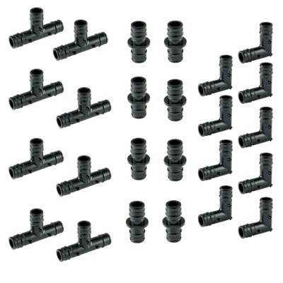 3/4 PEX A Elbow XFITTING 3/4" PEX-A Expansion Elbow Fitting - Poly Alloy Plastic Plumbing Fitting, 90-Degree Bend PEX 3 4 Pipe - Foto 8