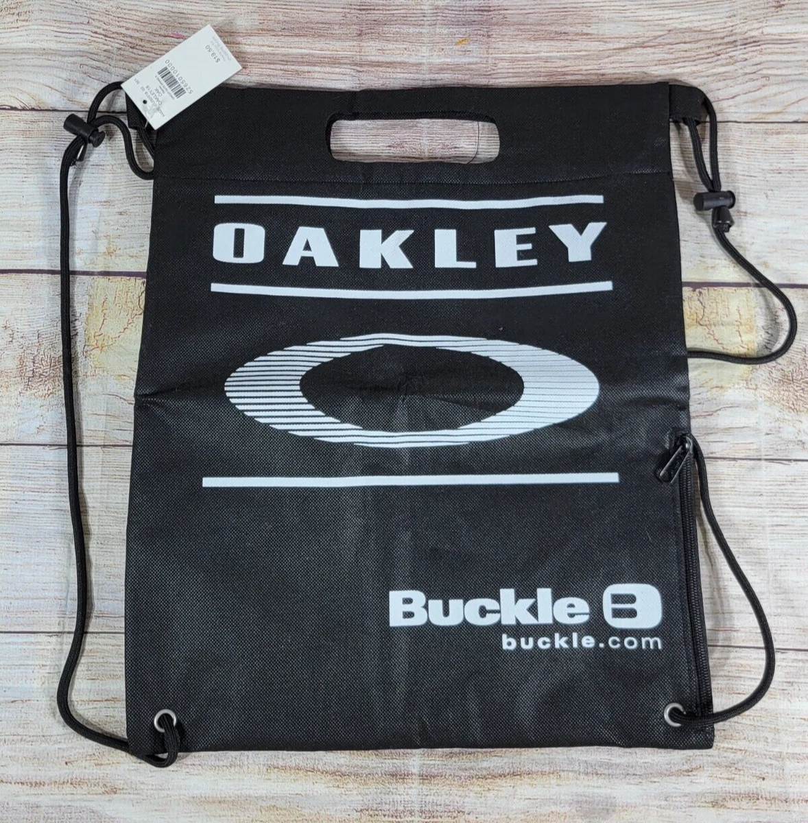 NWT Oakley Drawstring Bag Insulated Sack Backpack Black eBay