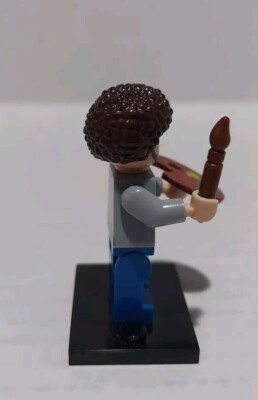 Bob Ross Painter Custom Minifigures