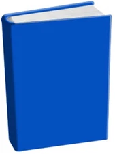 3 NEW Blue Book Cover Stretchable Fabric Sox School College Student WHOLESALE