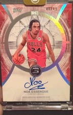 Topps 3 Basketball Noa Essengue Rookie Autograph Chicago Bulls RA-NE