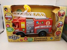 M&Ms Collectible Firetruck Candy Dispenser Li...