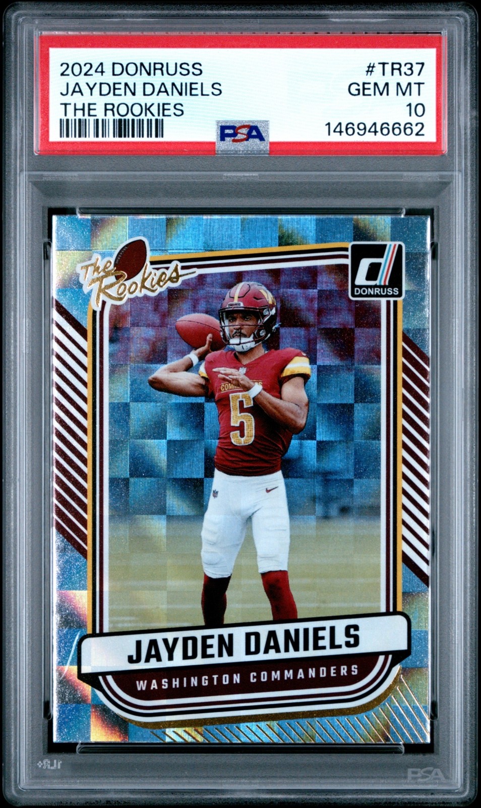 Jayden Daniels Panini Donruss the Rookies #TR37 Base