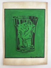 Roy Lichtenstein COA Art Painting Original Drawing Vintage Paper Signed