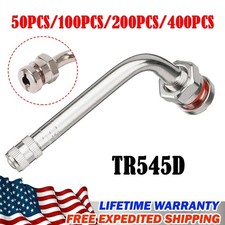 50-400 Pack New Tr545d Truck Tire Valve Stems For New 22.5 24.5 Alcoa Aluminum