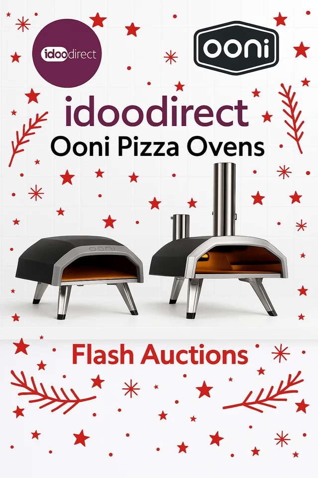 idoodirect's Ooni Pizza Ovens eBay Live - Flash Auctions 3pm