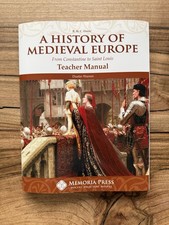 A History of Medical Europe by Dustin Warren Book Teacher Manual Memoria Press