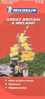Michelin Map Great Britain & Ireland 713 (Maps/Country (Michelin))