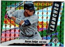2021 Panini Mosaic - Launched Aaron Judge #L2 Green Mosaic Prizm A190