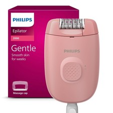 Philips Epilator Series 2000, Corded Epilator for Legs and Body, Hair Removal...
