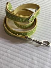 Dog Leash for small and medium dog up to 19 pounds Nylon Leash Yellow/green