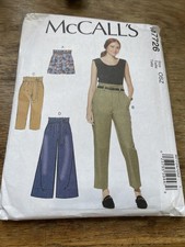 McCalls Pattern M7726 Misses Pleated Shorts & Pants in 2 Lengths  Sz 6-22