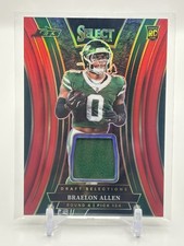 2024 Select Braelon Allen #DSM-BAN Draft Selections Memorabilia Red Prizm MEM RC