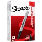 Sharpie Permanent Markers   Fine Point for Bold Details   Black Ink   12 Count M