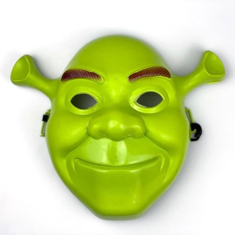 Shrek Mask, Green Full Face Cartoon Mask for Halloween Party - Image 3 of 4