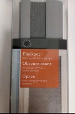 Allen & Roth 23"w x 64"L in Cordless light filtering Cellular Shade - Gray New