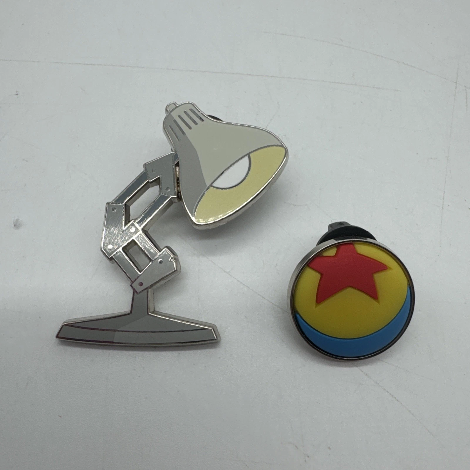 Pixar Lamp Luxo Ball Pin Set Disney Pin Trading 2 Pins Animation Studios Mascots