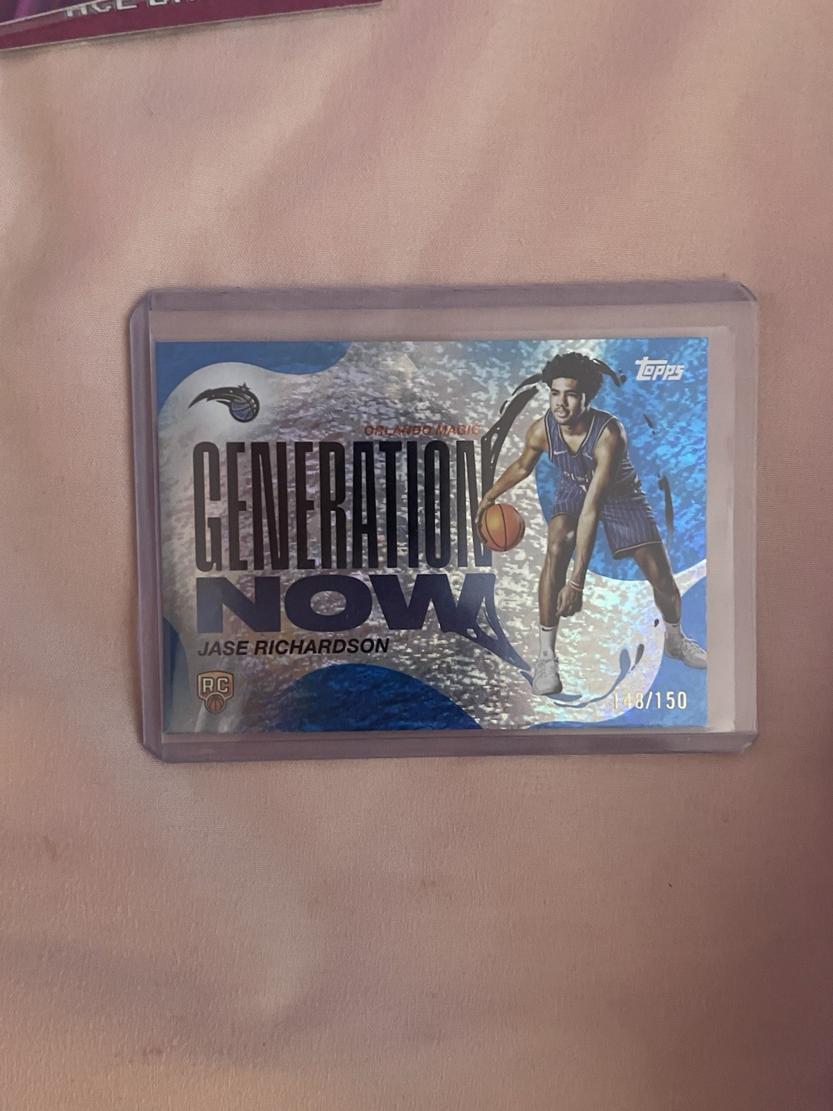 2025-26 Topps - Generation Now Jase Richardson #GN-25 Blue Holofoil /150 (RC)