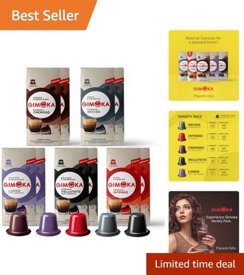 100 Espresso Coffee pods Variety Pack compatible with Nespresso  Machines, It...