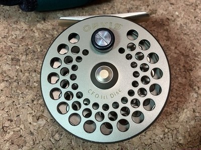 Orvis CFO III Disc Fliegenrolle mit Tasche getestet reibungsloser Betrieb aus...